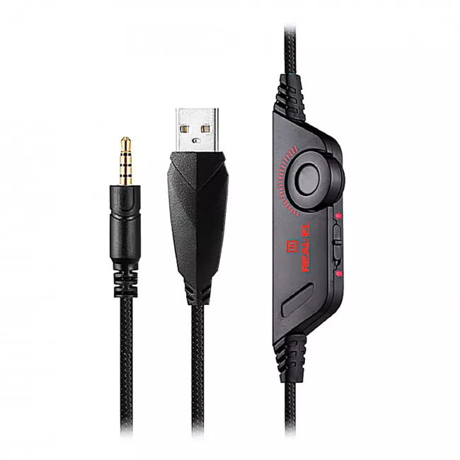 Гарнітура REAL-EL GDX-7650 Black/Red (EL124100043)