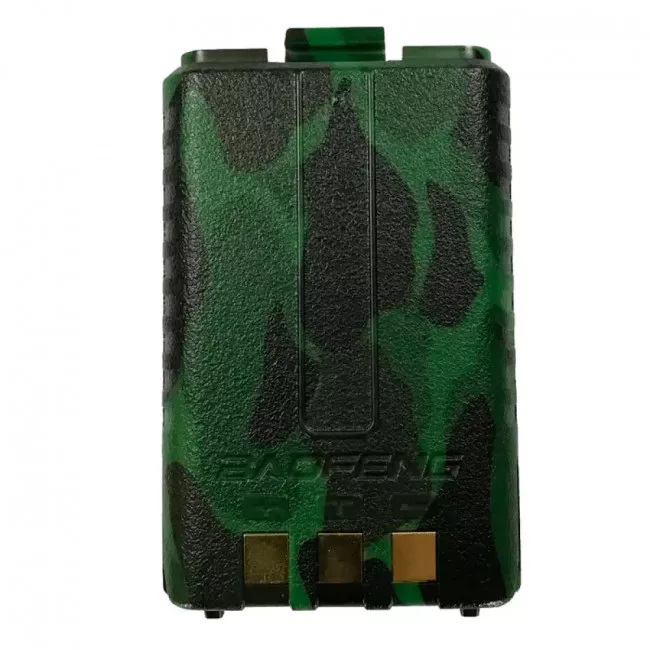 Акумулятор літієвий Li-Ion для рації Baofeng UV-5R Std Capacity (1800mAh), камуфляж (159-1002_camo_1800)