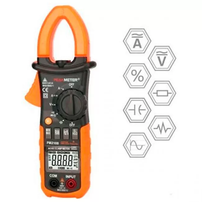 Токоизмерительные клещи с функцией мультиметра и True RMS PM2108 PROTESTER (PM2108)
