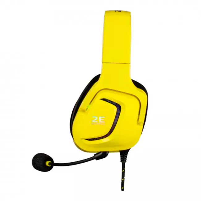 Гарнитура 2E Gaming HG340 RGB Yellow (2E-HG340YW)
