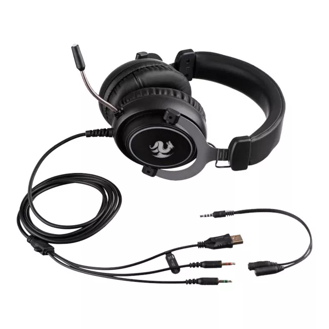 Наушники 2E Gaming HG320 LED Black (2E-HG320B)