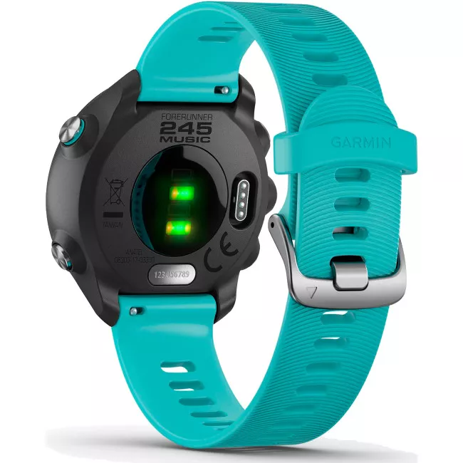 Спортивний годинник Garmin Forerunner 245 Music Black/Aqua (010-02120-32)