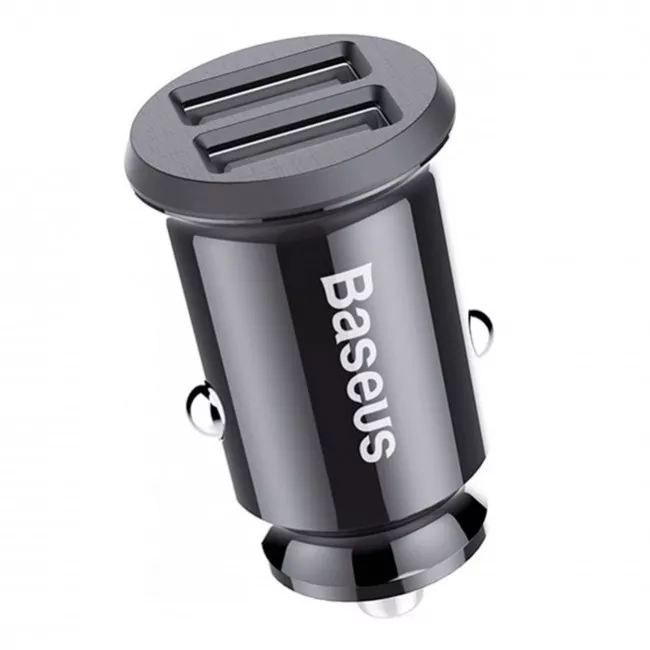 Автомобильное зарядное устройство Baseus Small Rice Grain Black (CCALL-ML01)(207500001)