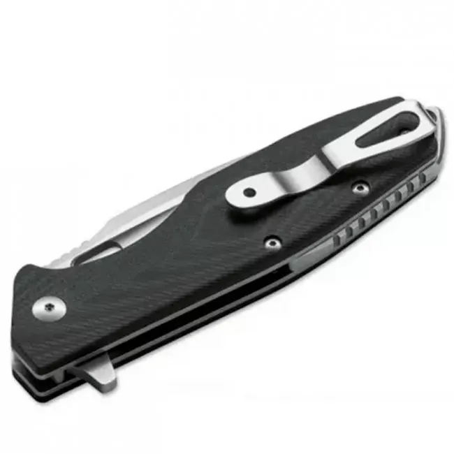 Нож складной Boker Plus Caracal Folder (длина: 213мм, лезвие: 87мм), черный (227-1095)
