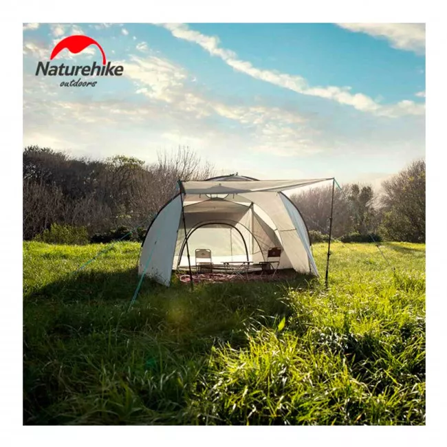 Палатка трехместная NatureHike Cloud Fun NH19ZP006, 210T/Silver Coated белая (6927595739044)