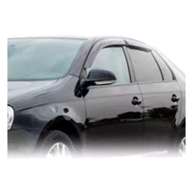 Дефлекторы окон Vinguru Volkswagen Jetta V 2005-2010 сед накладные скотч к-т 4 шт., материал акрил