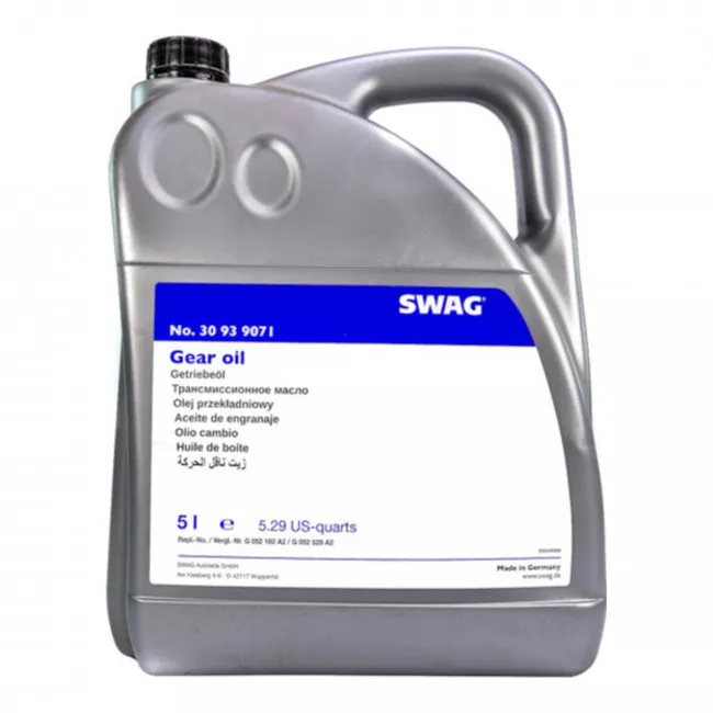 Трансмиссионное масло SWAG DSG GEARBOX OIL 5л (30939071) Трансмиссионное масло SWAG DSG GEARBOX OIL 5л (30939071)