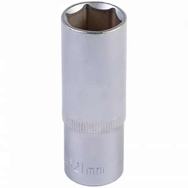 Насадка торцевая MASTER TOOL 6-гранная удлиненная 1/2", 21 мм. CRV (78-0521) Насадка торцевая MASTER TOOL 6-гранная удлиненная 1/2", 21 мм. CRV (78-0521)