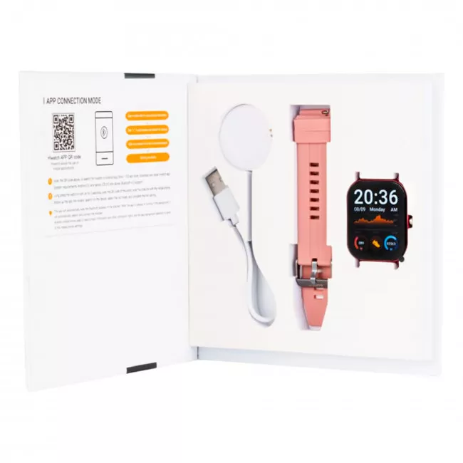 Смарт-часы AMICO GO FUN Pulseoximeter and Tonometer pink (850475)