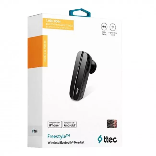 Bluetooth-гарнітура Ttec Freestyle Black (2KM0096)