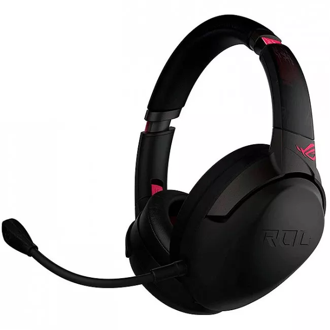 Гарнітура ігрова ASUS ROG Strix Go 2.4 Electro Punk WL/3.5mm/USB Black (90YH02P1-B3UA00)