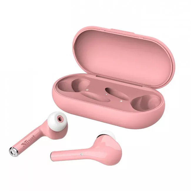 Наушники TRUST Nika Touch True Wireless Mic Pink (23704_TRUST)