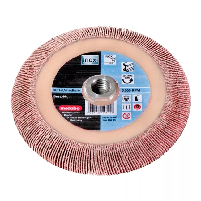 Пластинчатый шлифовальный Диск Flexiamant Super 125x8xM14 P60 Metabo (626471000)