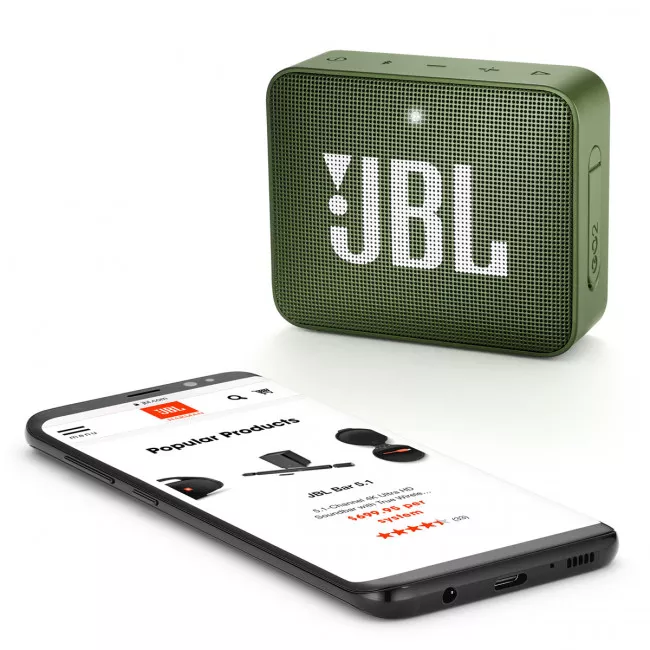 Портативная акустика JBL GO 2 Moss Green (JBLGO2GRN)