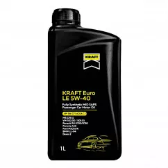Моторное масло KRAFT Euro LE 5W-40, 1л
