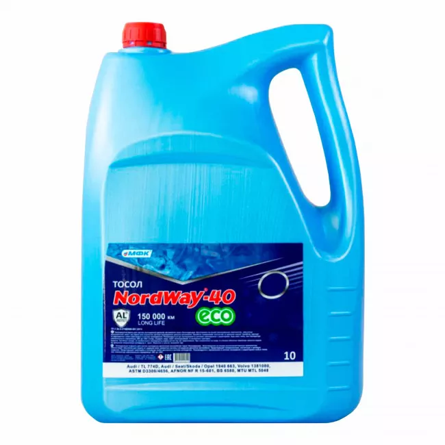 Тосол МФК NordWay ECO G11 -25°C синий 10л (30822)