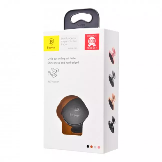 Тримач автомобільний Baseus Small Ears Series Magnetic Suction Bracket Vertical Type (145220001)