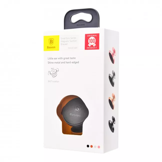 Тримач автомобільний Baseus Small Ears Series Magnetic Suction Bracket Vertical Type (145220012)
