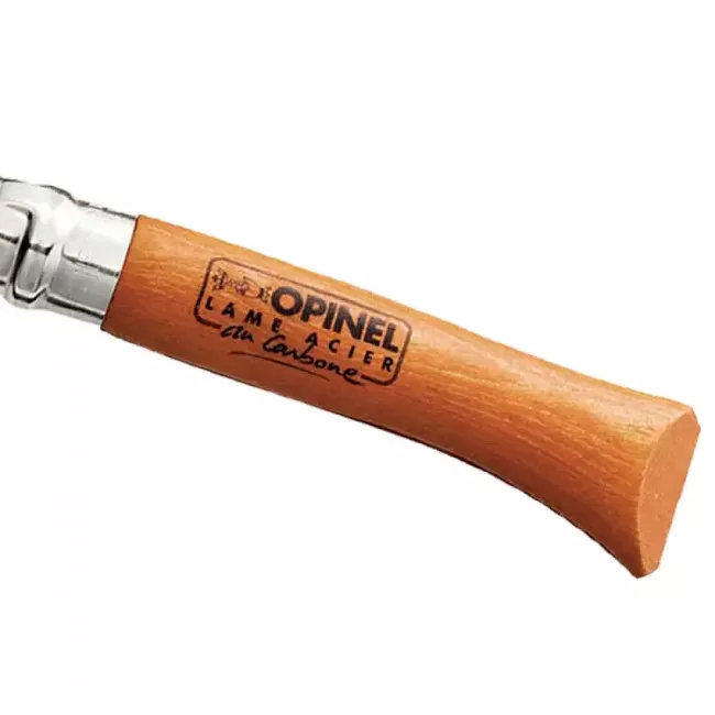 Нож складной Opinel №10 Carbone (длина: 210мм, лезвие: 100мм), бук, в блистере (232-1025_beech-blist)