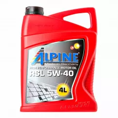 Моторное масло Alpine RSL 5W-40 4л