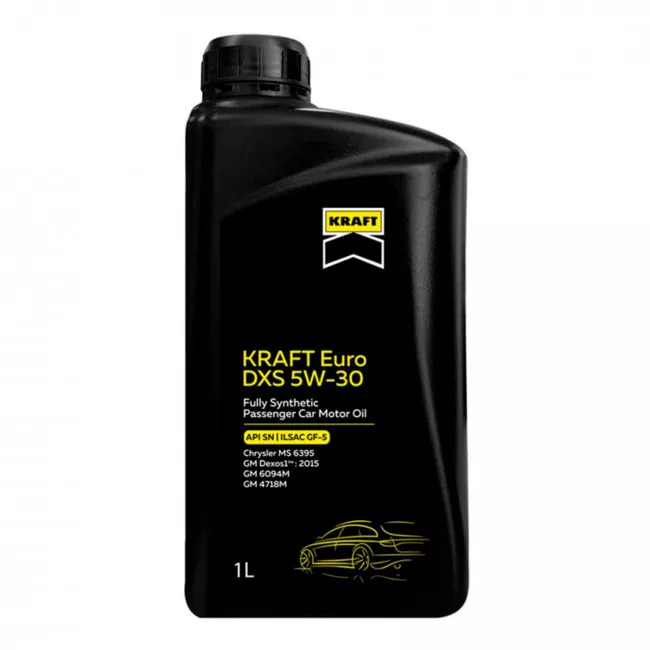 Моторное масло KRAFT Euro DXS 5W-30, 1л (708135)