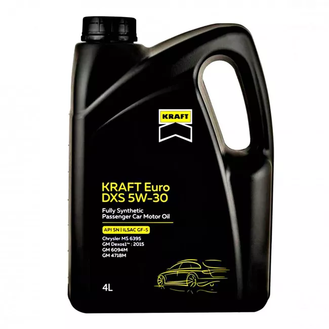Моторное масло KRAFT Euro DXS 5W-30, 4л (708435)