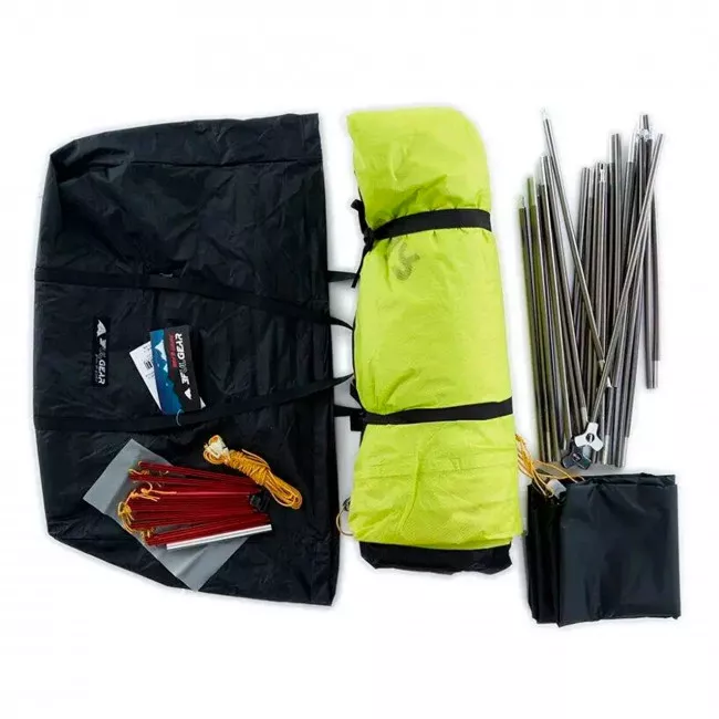 Палатка трехместная 3F Ul Gear QingKong 3 15D 4 season (315D4S-GR)