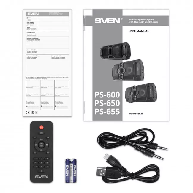 Акустическая система Sven PS-655 Black (00410113)