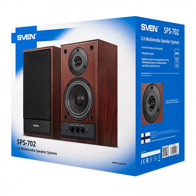 Акустическая система Sven SPS-702 грецкий орех (00460171)