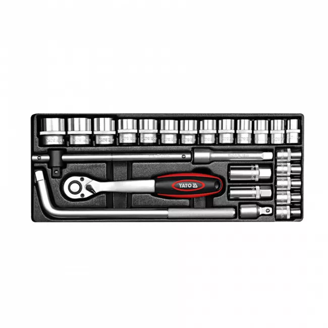 YT-12671 Набір торцевих головок 1/2 25ін. YT-12671 Набір торцевих головок 1/2 25ін.
