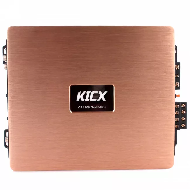 Четырехканальный усилитель Kicx QS 4.95M Gold Edition (3869)