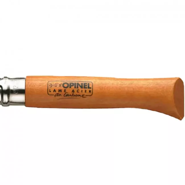 Нож складной Opinel №12 Carbone (длина: 280мм, лезвие: 120мм) бук, в блистере (232-1007_beech-blist)