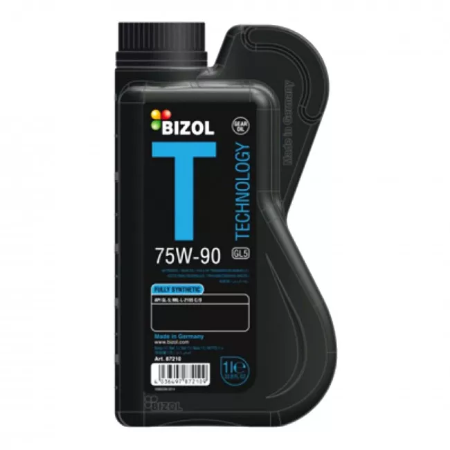 Трансмиссионное масло BIZOL Technology Gear Oil GL5 75W-90 1л (D87210)