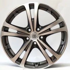 WSP ITALY W3502 DANUBIO (15 6 5x100 43 57,1) ANTHRACITE POLISHED