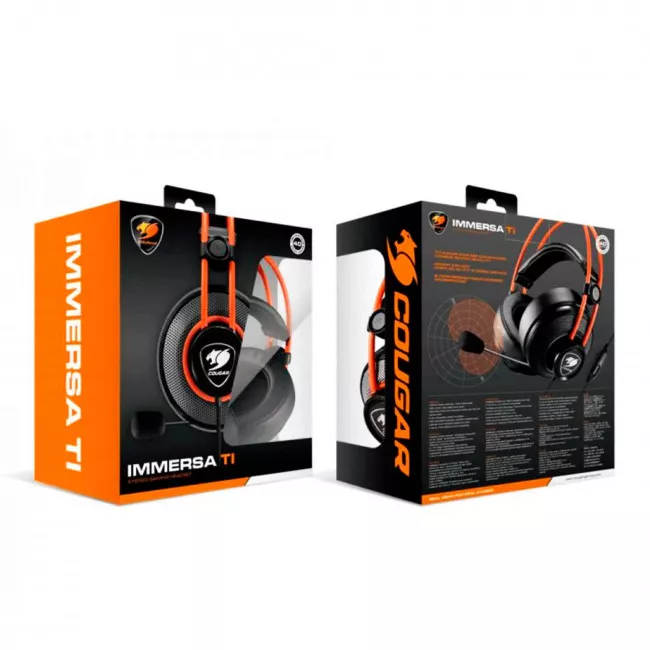 Гарнитура Cougar Immersa Ti Black/Orange