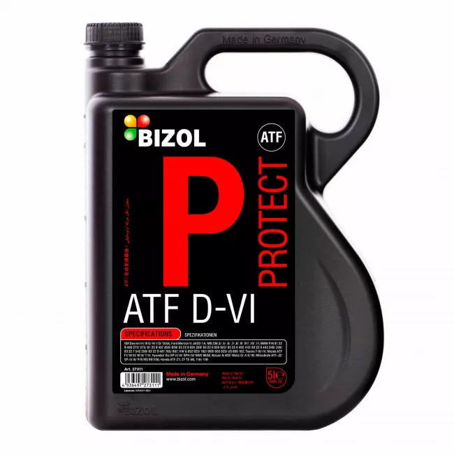 Трансмиссионное масло BIZOL Allround ATF D-VI 5л (В27811) Трансмиссионное масло BIZOL Allround ATF D-VI 5л (В27811)