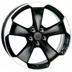 WSP ITALY W465 Laceno (R19 7.5 5X112 51 57,1) GLOSSY BLACK POLISHED