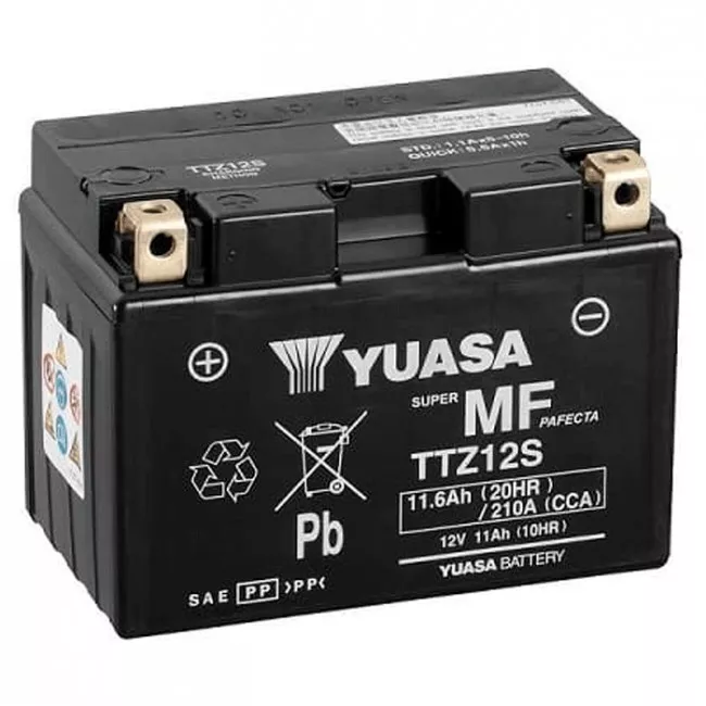 Мото акумулятор YUASA 6СТ-11Ah Аз (TTZ12S (CP))