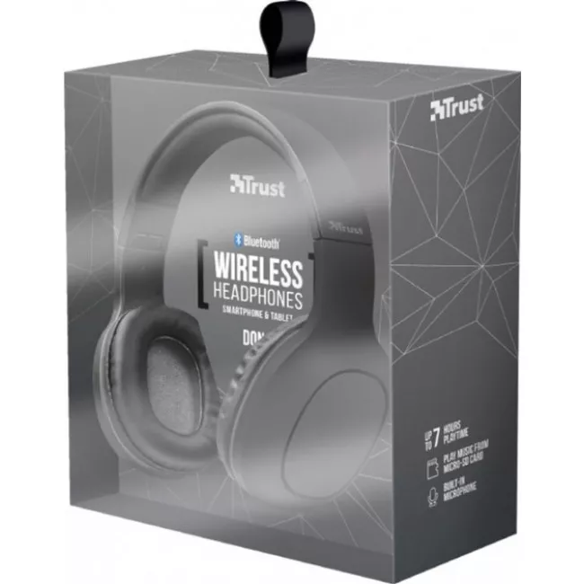 Наушники TRUST Dona Wireless Bluetooth Headphones Grey (22888)