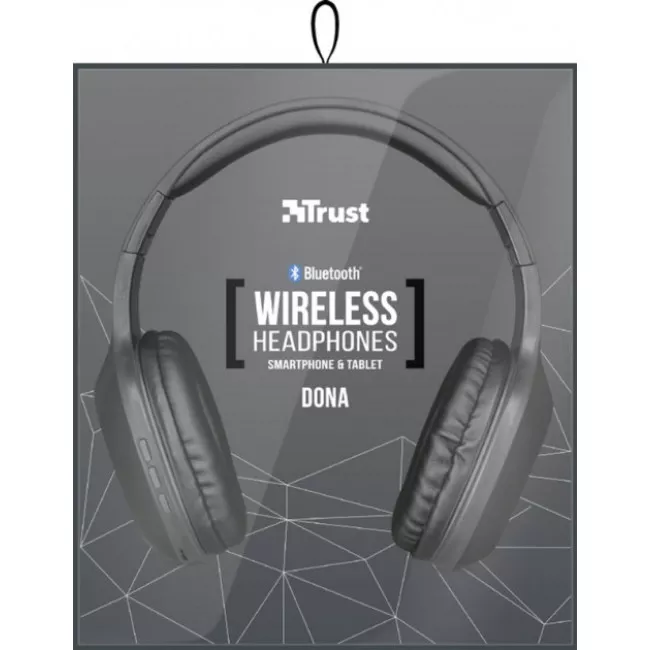 Наушники TRUST Dona Wireless Bluetooth Headphones Grey (22888)