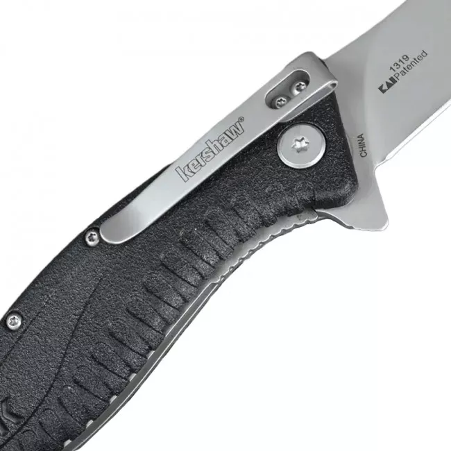 Нож складной Kershaw Grinder (длина: 197мм, лезвие: 83мм), черный (174-1038)