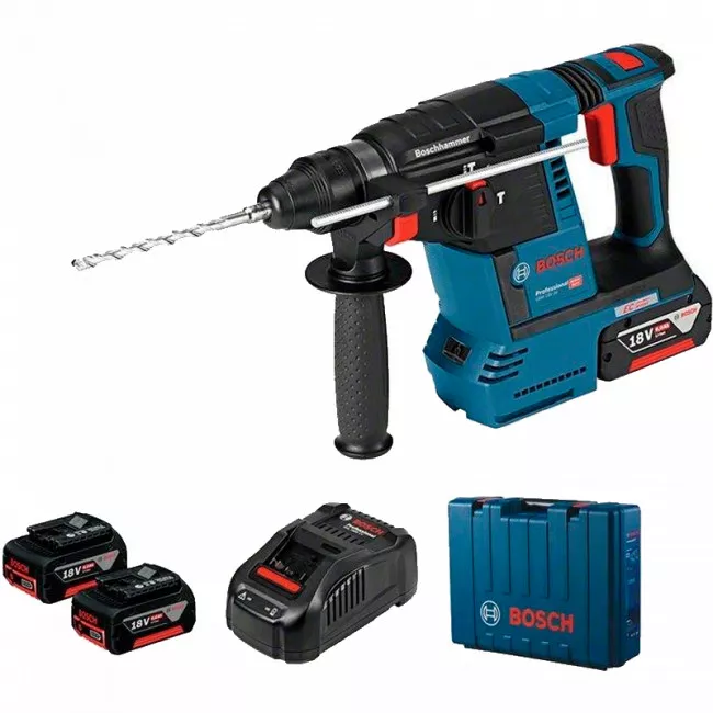 Перфоратор Bosch GBH 18V-26, аккумуляторный, 18 В, 2.6 Дж (0.611.909.003)