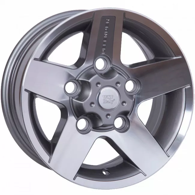 WSP ITALY W2354 MALI (R16 7 5X165 33 114) ANTHRACITE POLISHED WSP ITALY W2354 MALI (R16 7 5X165 33 114) ANTHRACITE POLISHED