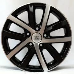WSP ITALY W460 RHEIA (16 6,5 5x112 54 57,1) GLOSSY BLACK POLISHED