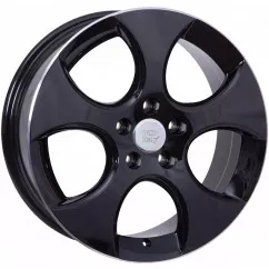 WSP ITALY W444 CIPRUS (R18 7.5 5X112 51 57,1) GLOSSY BLACK LIP POLISHED