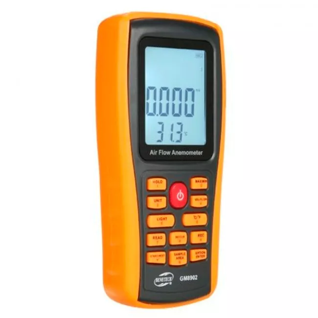 Анемометр крыльчатый BENETECH (0,3-45 м/с) (GM8902X)