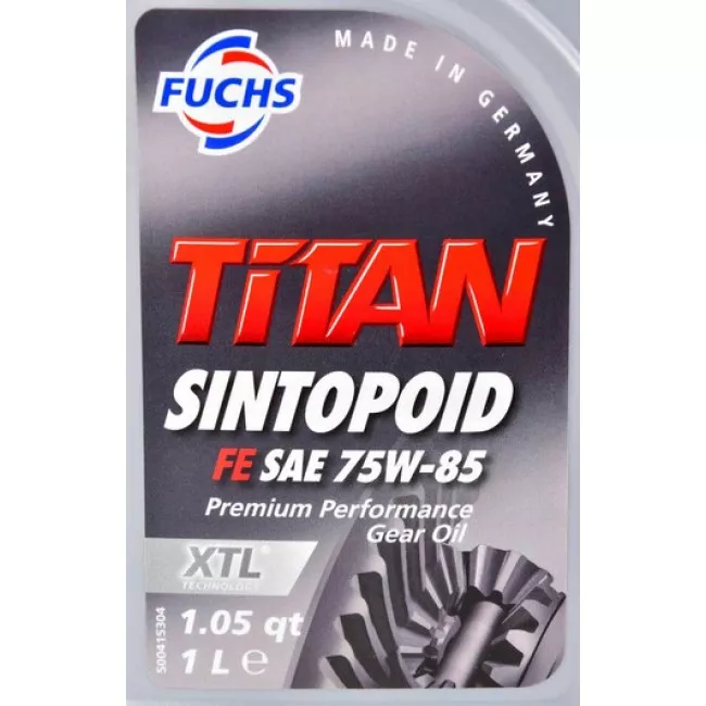 Трансмиссионное масло FUCHS TITAN SINTOPOID FE 75W-85 1л