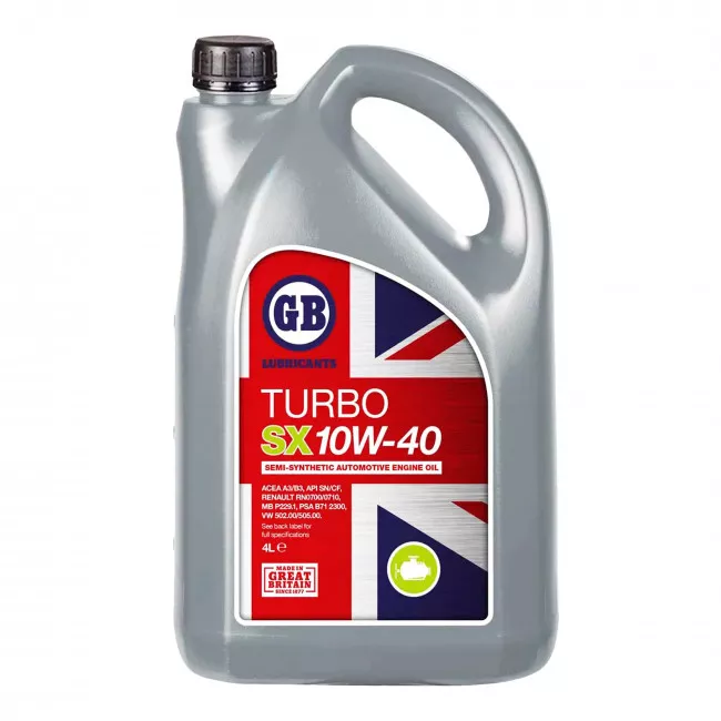 Моторное масло GB Lubricants TURBO SX 10W/40 4л (SX10W40-4) Моторное масло GB Lubricants TURBO SX 10W/40 4л (SX10W40-4)