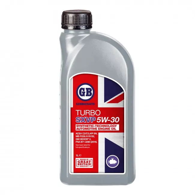 Моторное масло GB Lubricants TURBO SXVP 5W/30 1л (SXVP5W30-1)