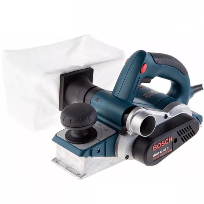 Рубанок Bosch Professiona GHO 40-82 C, 850 Вт, нож 82мм, стругание 4 мм, 3.2кг (0.601.59A.760)